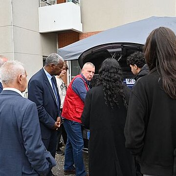Action de sensibilisation aux risques routiers mission locale de Cournon