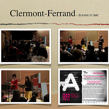 Collégiens en Culture(s) 2017-2018 - Projet Parcours du spectateur du collège Jeanne d'Arc à Clermont-Fd