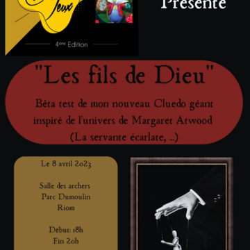 Cluedo géant "Les fils de Dieu" - A l'heure du dé!