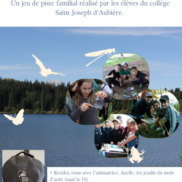 Le sac à dos ludo-éducatif du Servières : explorez les richesses du lac autrement !