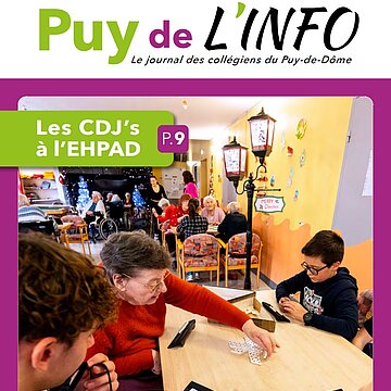 "Puy de l'Info" : le deuxième numéro du journal du Conseil départemental des jeunes du Puy-de-Dôme