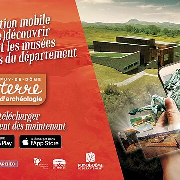 Application mobile : Puy-de-Dôme, terre d'archéologie